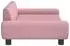 vidaXL Kinder-Schlafsofa rosa, Samt, 100x54x33cm (3196382)