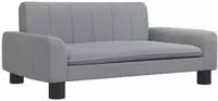 vidaXL Kindersofa Hellgrau 70x45x30 cm Stoff