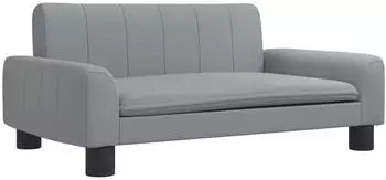 vidaXL Kinder-Sofa hellgrau 70x45x30cm Stoff (3196269)