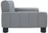 vidaXL Kinder-Sofa hellgrau 70x45x30cm Stoff (3196269)