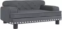 vidaXL Kindersofa Dunkelgrau 70x45x30 cm Samt