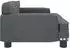 vidaXL Kindersofa Samt dunkelgrau 70x45x30cm (3196295)