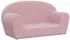 vidaXL Kindersofa 2-Sitzer, weicher Plüsch, rosa (356991)