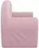 vidaXL Kindersofa 2-Sitzer, weicher Plüsch, rosa (356991)