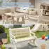 Joyz Kindersitzbank 2 Sitzplätze, Kunststoff, wetterfest (490018661)