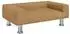 vidaXL Kindersofa braun 70x45x26,5cm Samt