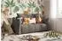 WFL GROUP Lilo Schlafsofa 2-Sitzer Bettkasten grauer Cordstoff (800001751671)