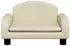 vidaXL Kindersofa Kunstleder, creme, 50x40x30cm