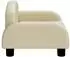 vidaXL Kindersofa Kunstleder, creme, 50x40x30cm