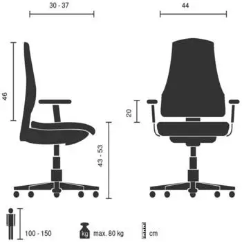 HJH Office Kiddy Smart Step Kinderdrehstuhl, rosa (670699)