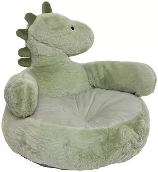 Atmosphera Zafa Kindersessel &bdquo;Dinosaurier" gr&uuml;n, H. 45cm