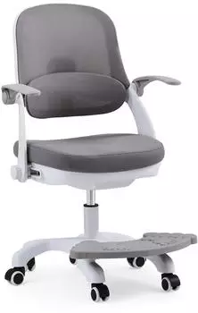 HJH Office Kiddy Smart Step Kinder-Drehstuhl, hellgrau (670702)