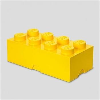 LEGO Aufbewahrungsstein 8 Noppen - gelb