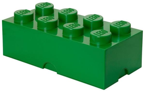 LEGO Aufbewahrungsstein 8 Noppen - grün
