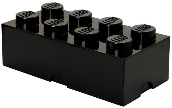LEGO Aufbewahrungsstein 8 Noppen - schwarz