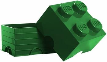 LEGO Aufbewahrungsstein mit 4 Noppen - grün