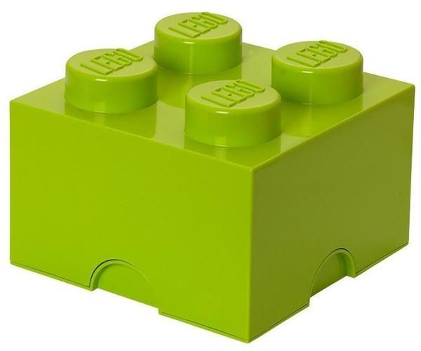 LEGO Aufbewahrungsstein mit 4 Noppen - hellgrün
