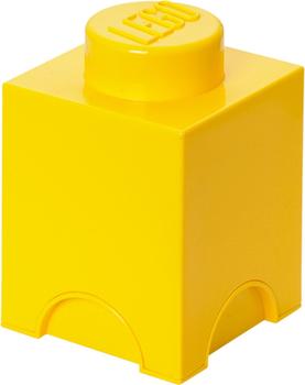 LEGO Aufbewahrungs-Box 1 x 1 (gelb)