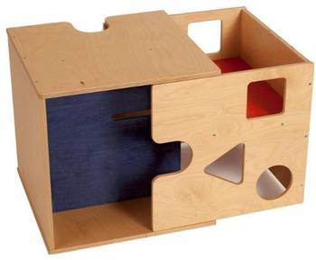 Babycube Sitz-Tisch Kombination klarlackiert (320101)