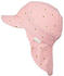 Sterntaler Musselin-Schirmmütze Blumen mit Nackenschutz (1412322) rosa