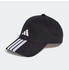 Adidas 3-Streifen New Logo Baseball Kappe Black/White (JG1072)