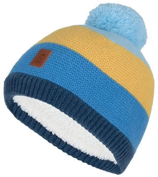 Trollkids Kid's Gryllefjord Bobble Cap MysticBlue/Mango