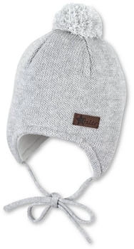 Sterntaler Mädchen Junge Strickmütze silber melange (4701955-542)