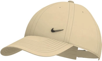 Nike Dri-Fit Club Unstrukturierte Metall-Swoosh Cap sandfarben