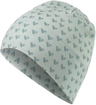 Sterntaler Junge Mädchen Beanie Herzen grün Slouch (4002230-270)