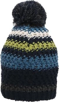 Sterntaler Junge Mädchen Bommelmütze Streifenmuster marine (4722216-300)