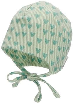 Sterntaler Mädchen Beanie Herzen grün (4002212-270)