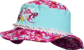 Playshoes Mädchen Sonnenhut Flamingo UV-Schutz (461207-15)