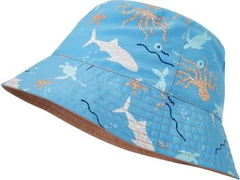 Playshoes Junge Fischerhut Meerestiere türkis UV-Schutz (461357-15)