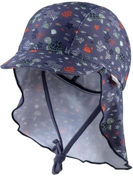Sterntaler Bade-Schirmmütze mit Nackenschutz Unterwasser blau Mädchen Junge (2502594)