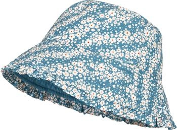 Playshoes UV-Schutz Sonnenhut Blümchen petrol Mädchen (461468)
