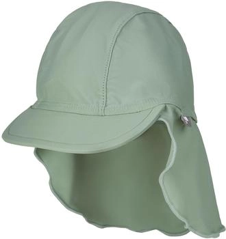 Sterntaler Bade-Schirmmütze mit Nackenschutz Uni mattgrün Mädchen Junge (2502598)