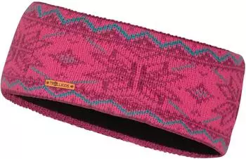 Trollkids Girl's Rauland Headband deepred/deepviolet/dark pink