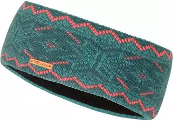 Trollkids Girl's Rauland Headband midnightpetrol/dustyteal/coralpink