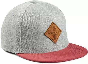 Soulbuddy Cap 2er-Set (SB-BB001) grau-rot
