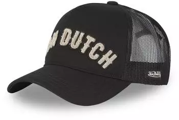 Von Dutch Trucker Mesh Cap Buffalo Tag schwarz