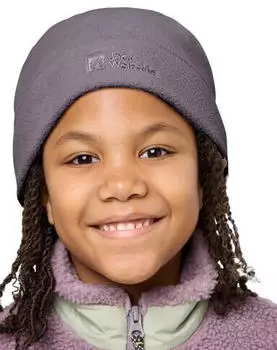 Jack Wolfskin Real Stuff Beanie Kids Winterm&uuml;tze Kinder One Size purple wild blossom (1910362_I0083)