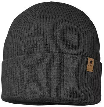 Maximo Kid's Mini-Beanie Umschlag mit Fleecefutter carbonmelange