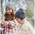 Maximo Kid's Mini-Beanie Umschlag mit Fleecefutter carbonmelange