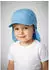 Sterntaler Kid's Peak with neck protection Uni Cap velvetblue