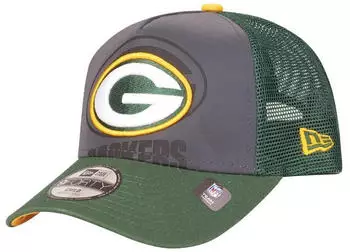 New Era A-Frame Mesh Trucker Kinder Cap (NE12852302) green bay packers