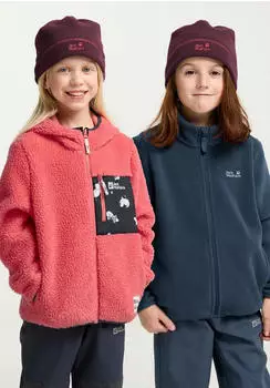 Jack Wolfskin Vertigo Beanie Kids Fleece-Beanie Kinder One Size purple amaranth (A65249_I0116)
