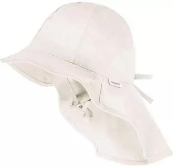 Maximo Kid's Mini Girl-Flapper mit Schleife Cap wollwei&szlig;