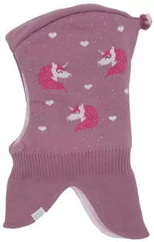 Maximo Girl-Schlupf Jacquard Einhorn foxglove/sunpink
