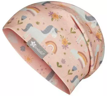 Sterntaler Kid's Beanie Einh&ouml;rner staubrosa