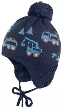 Maximo Mini Boy's mit Pompon und Band dark navy